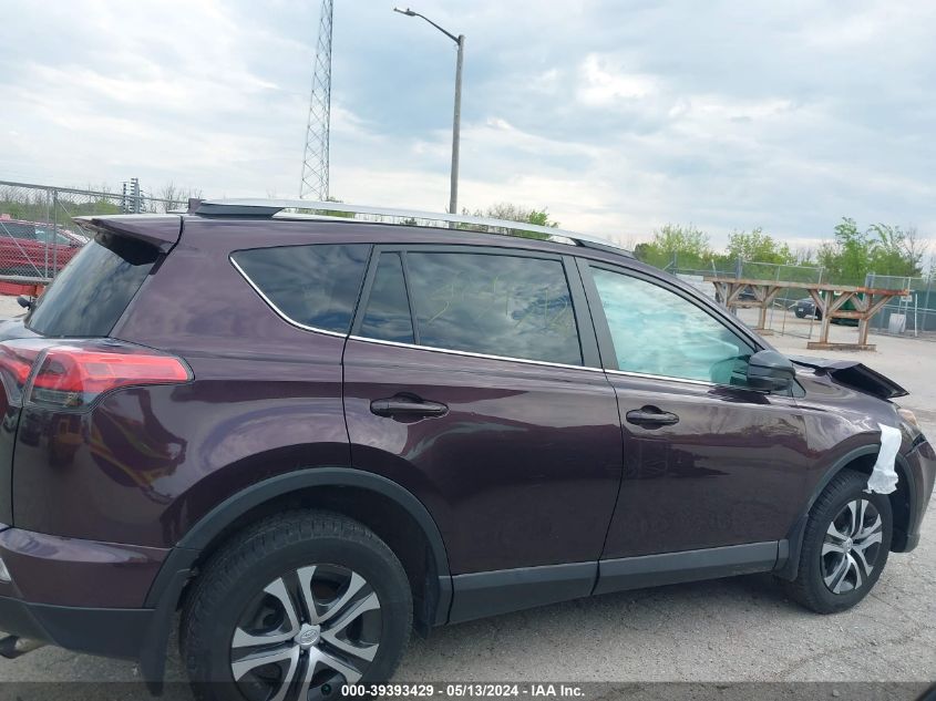 2018 Toyota Rav4 Le VIN: 2T3BFREV8JW728470 Lot: 39393429