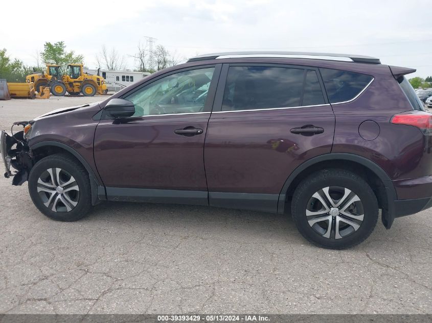 2018 Toyota Rav4 Le VIN: 2T3BFREV8JW728470 Lot: 39393429