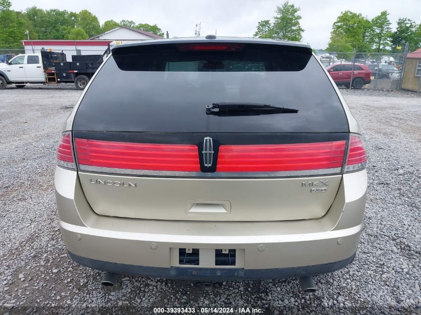 2010 Lincoln Mkx VIN: 2LMDJ8JC2ABJ21344 Lot: 39393433