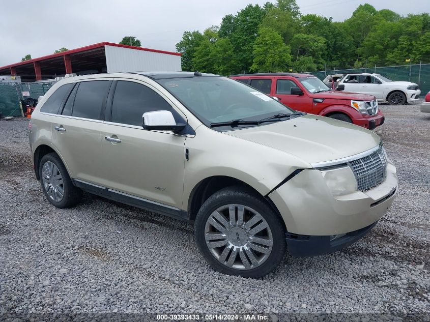 2010 Lincoln Mkx VIN: 2LMDJ8JC2ABJ21344 Lot: 39393433