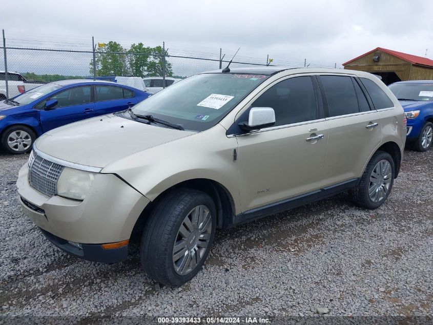 2010 Lincoln Mkx VIN: 2LMDJ8JC2ABJ21344 Lot: 39393433