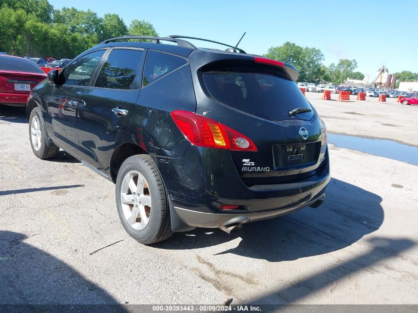 2009 Nissan Murano Sl VIN: JN8AZ18W19W115679 Lot: 39393443