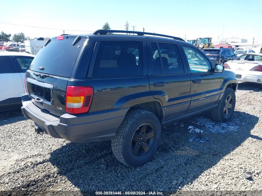 2004 Jeep Grand Cherokee Laredo VIN: 1J4GW48N24C390506 Lot: 39393446