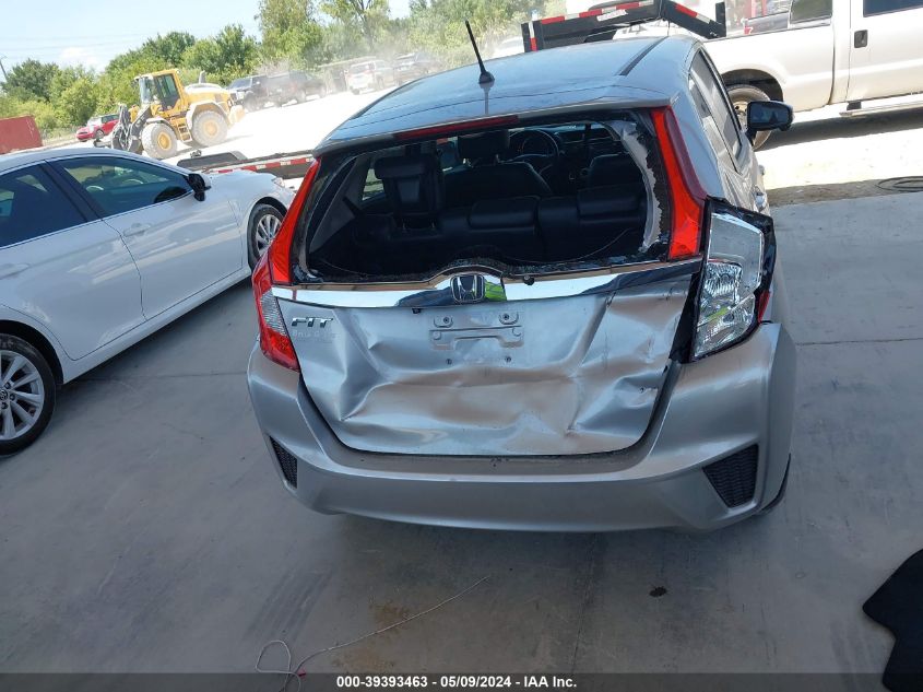 2016 Honda Fit Ex-L VIN: 3HGGK5H8XGM705543 Lot: 39393463