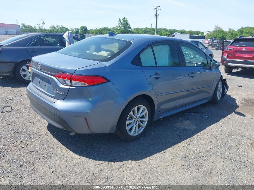 2023 Toyota Corolla Hybrid Le VIN: JTDBCMFE9PJ009116 Lot: 39393468