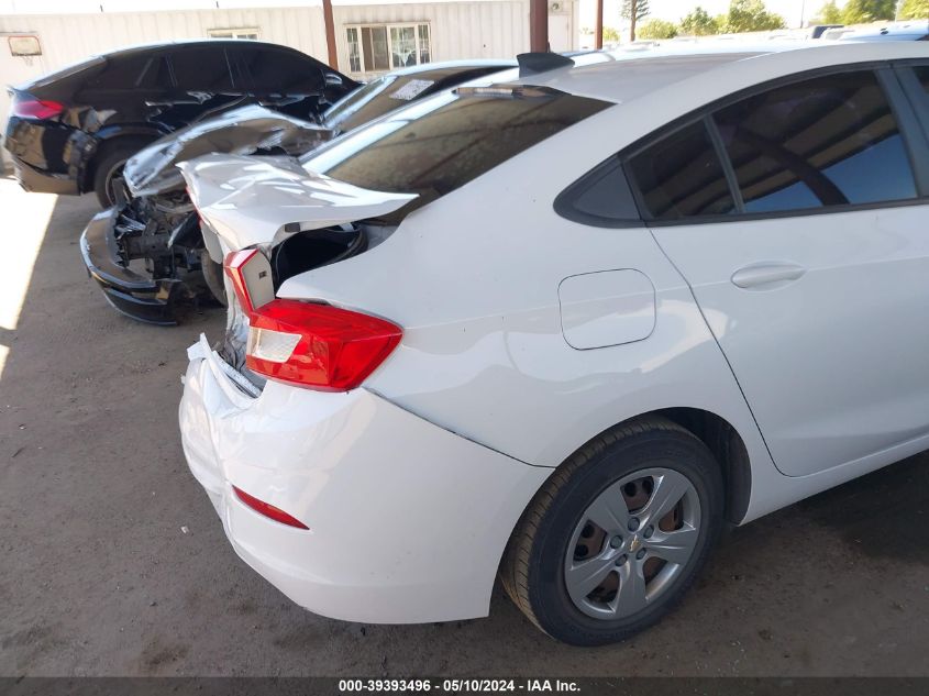 2017 Chevrolet Cruze Ls Auto VIN: 3G1BC5SM8HS530954 Lot: 39393496