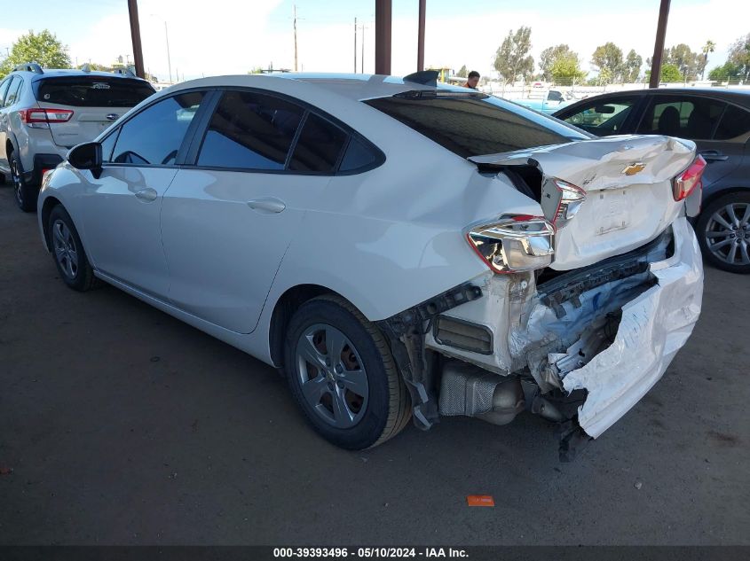 2017 Chevrolet Cruze Ls Auto VIN: 3G1BC5SM8HS530954 Lot: 39393496