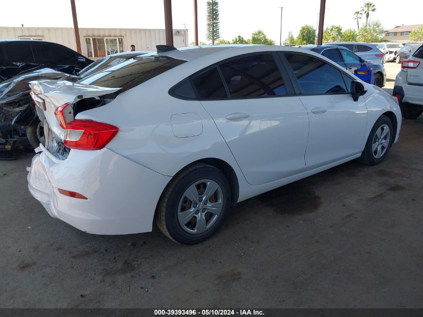 2017 Chevrolet Cruze Ls Auto VIN: 3G1BC5SM8HS530954 Lot: 39393496