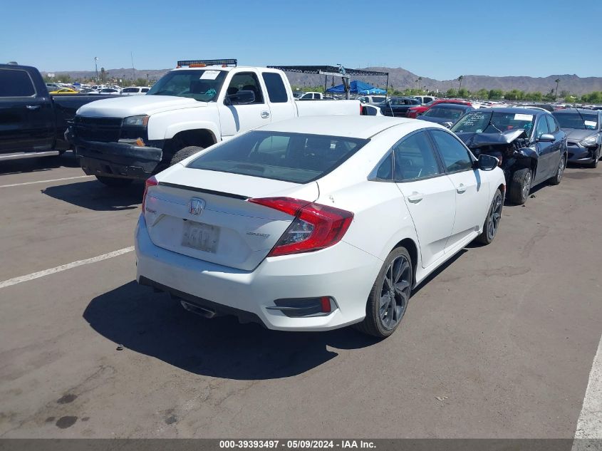 2019 Honda Civic Sport VIN: 2HGFC2F89KH539453 Lot: 39393497