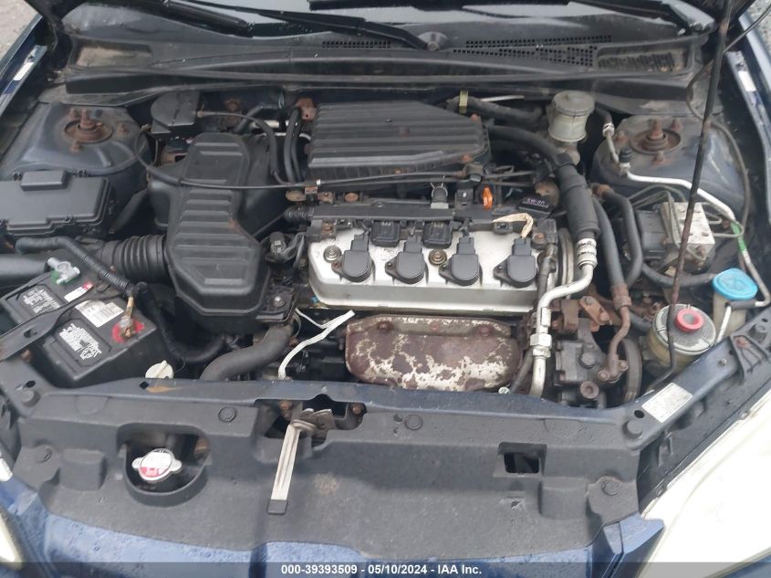 2004 Honda Civic Ex VIN: 2HGES26704H592938 Lot: 39393509