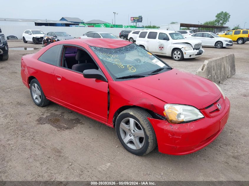 2003 Honda Civic Lx VIN: 1HGEM22563L015380 Lot: 39393526