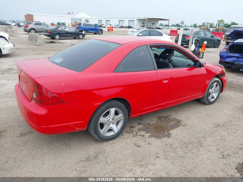 2003 Honda Civic Lx VIN: 1HGEM22563L015380 Lot: 39393526