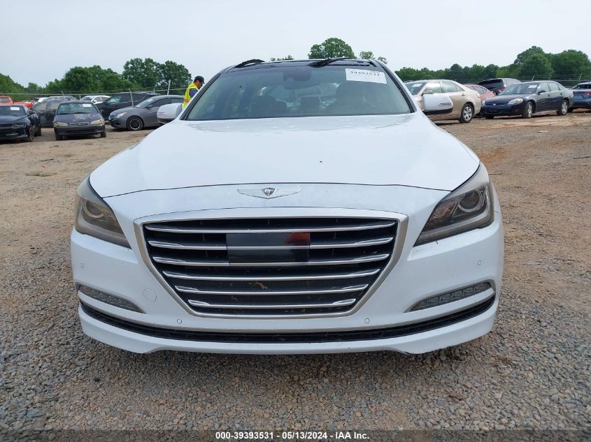 2015 Hyundai Genesis 5.0 VIN: KMHGN4JF2FU068808 Lot: 39393531