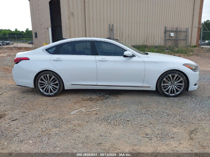 2015 Hyundai Genesis 5.0 VIN: KMHGN4JF2FU068808 Lot: 39393531