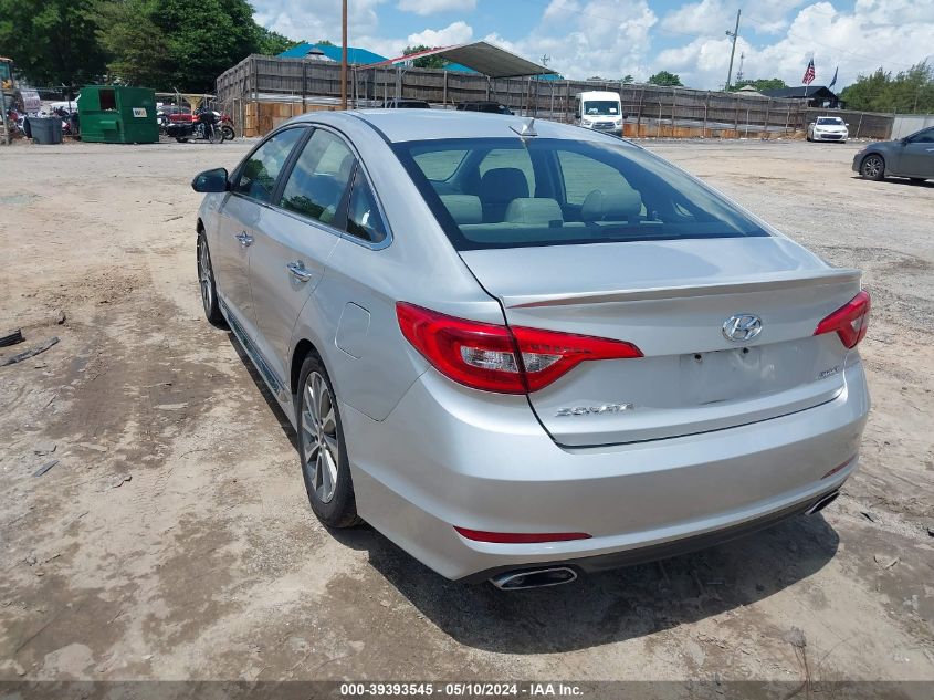 2016 Hyundai Sonata Sport VIN: 5NPE34AF7GH300963 Lot: 39393545