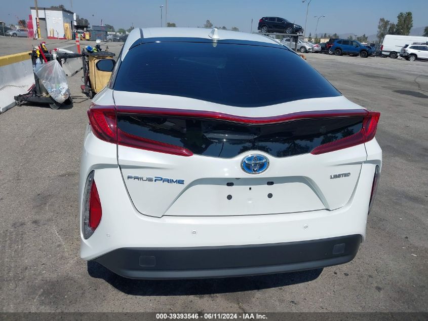 2021 Toyota Prius Prime Limited VIN: JTDKAMFP6M3189582 Lot: 39393546