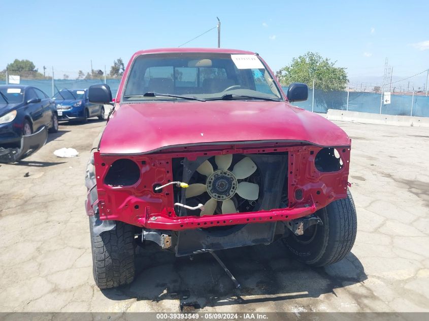 2001 Toyota Tacoma Base V6 VIN: 5TEHN72N11Z835547 Lot: 39393549