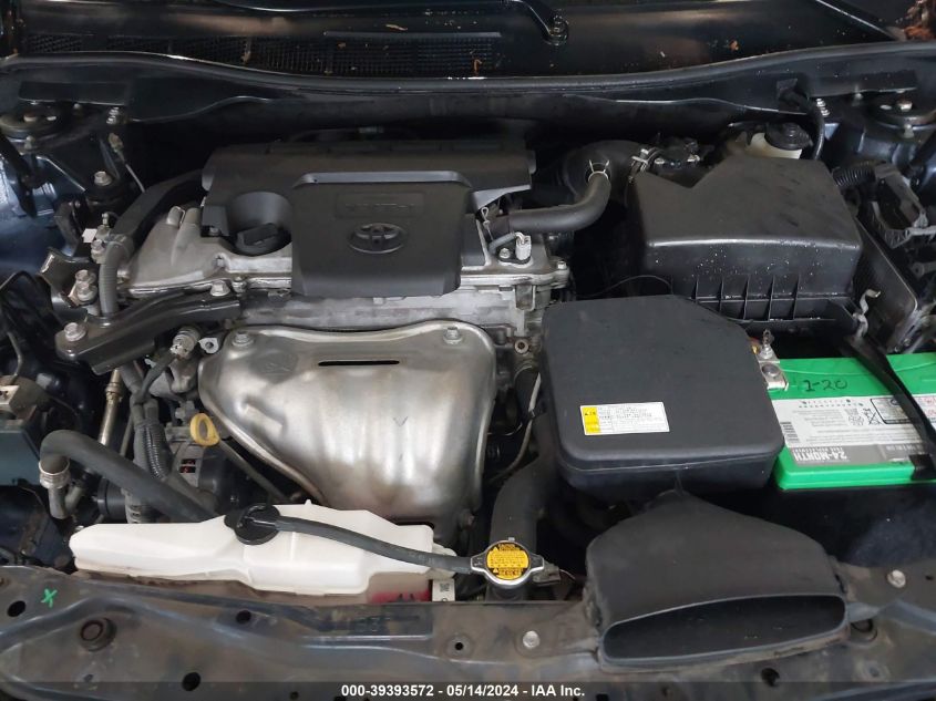 2015 Toyota Camry Le VIN: 4T4BF1FK7FR511312 Lot: 39393572