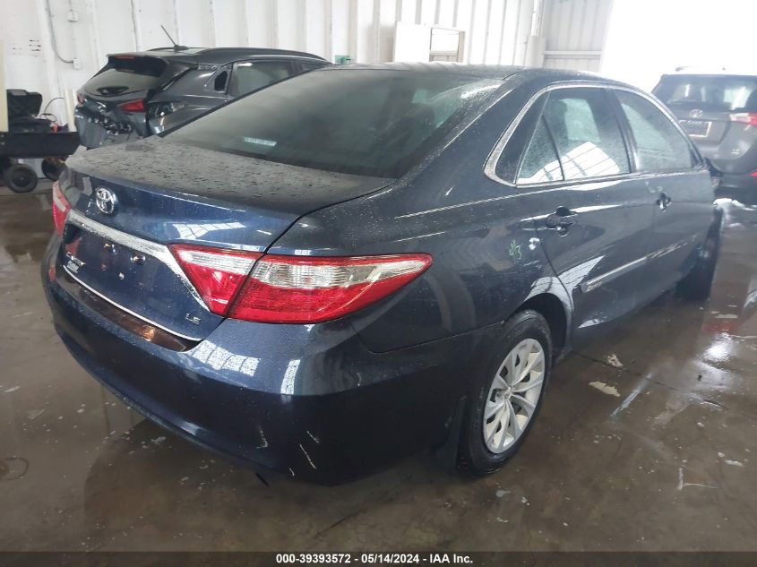 2015 Toyota Camry Le VIN: 4T4BF1FK7FR511312 Lot: 39393572