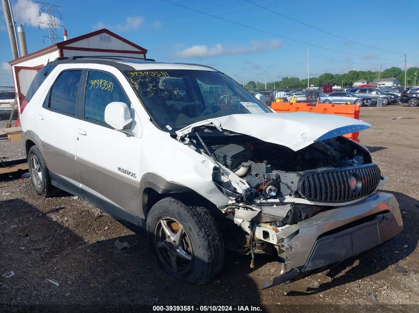 2002 Buick Rendezvous Cxl VIN: 3G5DB03E82S571791 Lot: 39393581