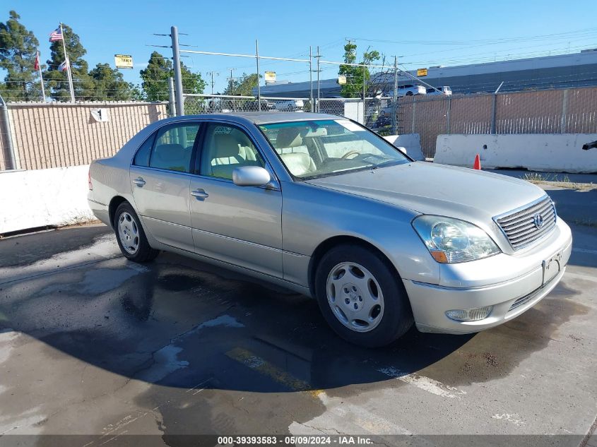 2001 Lexus Ls 430 VIN: JTHBN30F110028261 Lot: 39393583