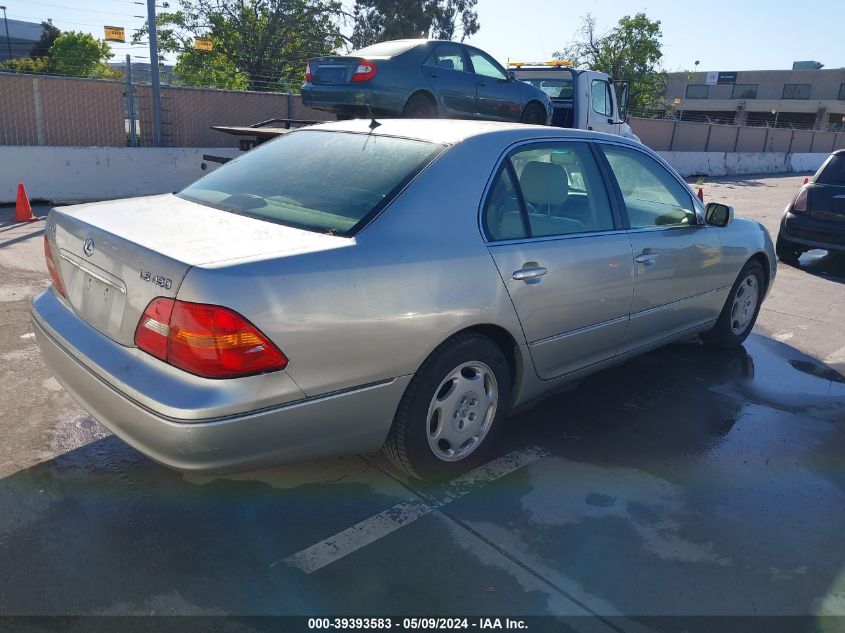 2001 Lexus Ls 430 VIN: JTHBN30F110028261 Lot: 39393583