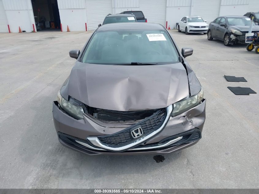 2015 Honda Civic Lx VIN: 19XFB2F52FE033651 Lot: 39393585