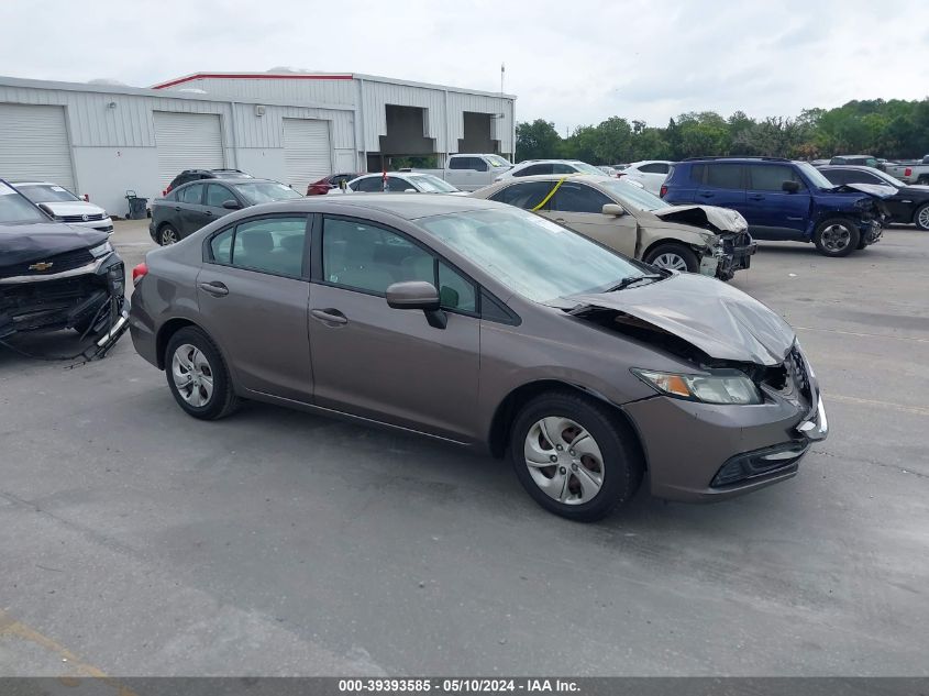 2015 Honda Civic Lx VIN: 19XFB2F52FE033651 Lot: 39393585