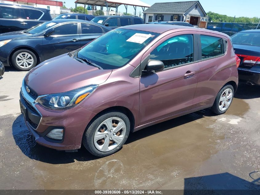 2019 Chevrolet Spark Ls Cvt VIN: KL8CB6SA5KC726558 Lot: 39393606