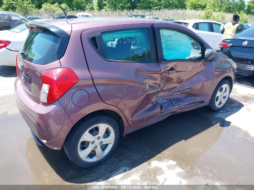 2019 Chevrolet Spark Ls Cvt VIN: KL8CB6SA5KC726558 Lot: 39393606