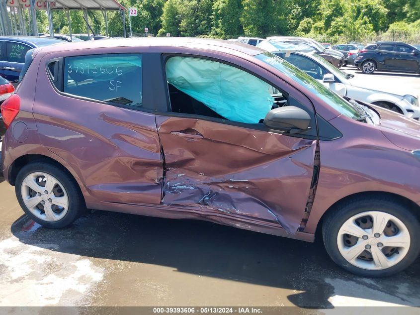 2019 Chevrolet Spark Ls Cvt VIN: KL8CB6SA5KC726558 Lot: 39393606