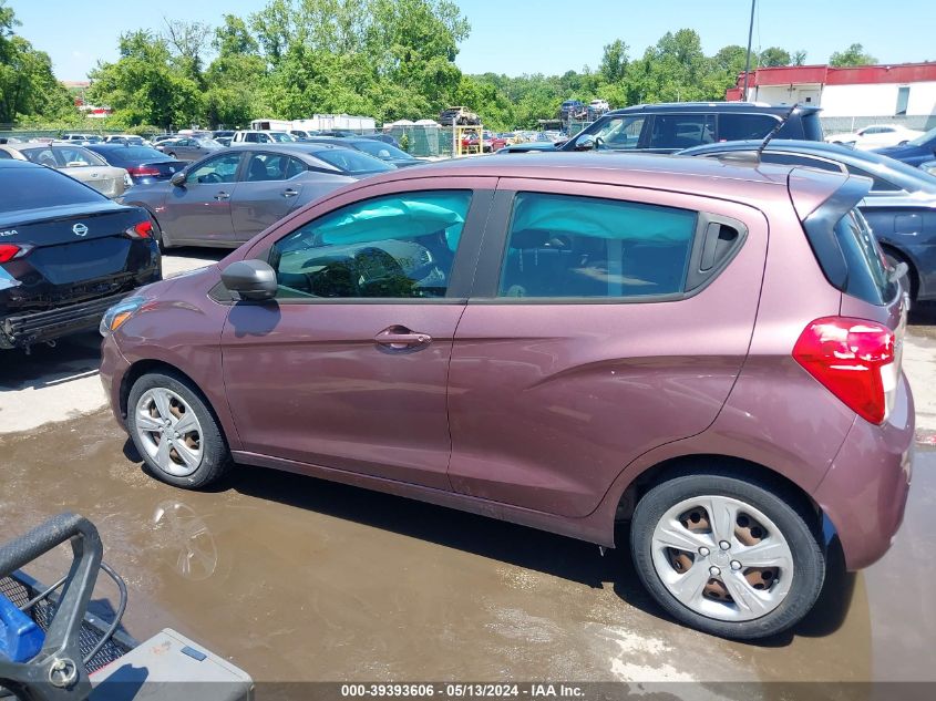 2019 Chevrolet Spark Ls Cvt VIN: KL8CB6SA5KC726558 Lot: 39393606