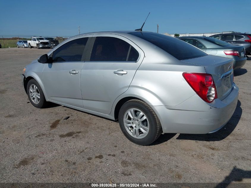 2013 Chevrolet Sonic Lt Auto VIN: 1G1JC5SH8D4171131 Lot: 39393625