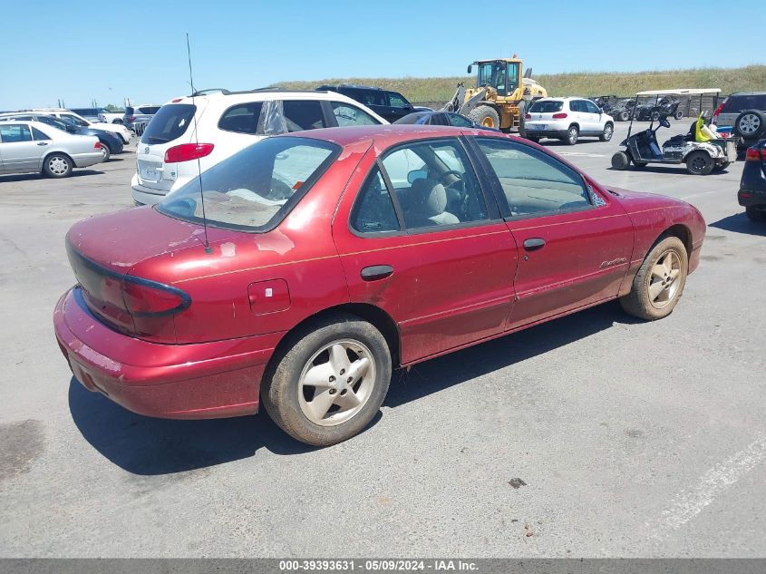 1998 Pontiac Sunfire Se VIN: 1G2JB524XW7510971 Lot: 39393631