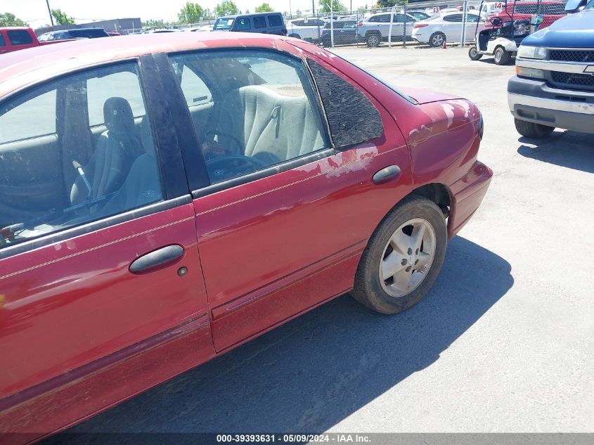 1998 Pontiac Sunfire Se VIN: 1G2JB524XW7510971 Lot: 39393631