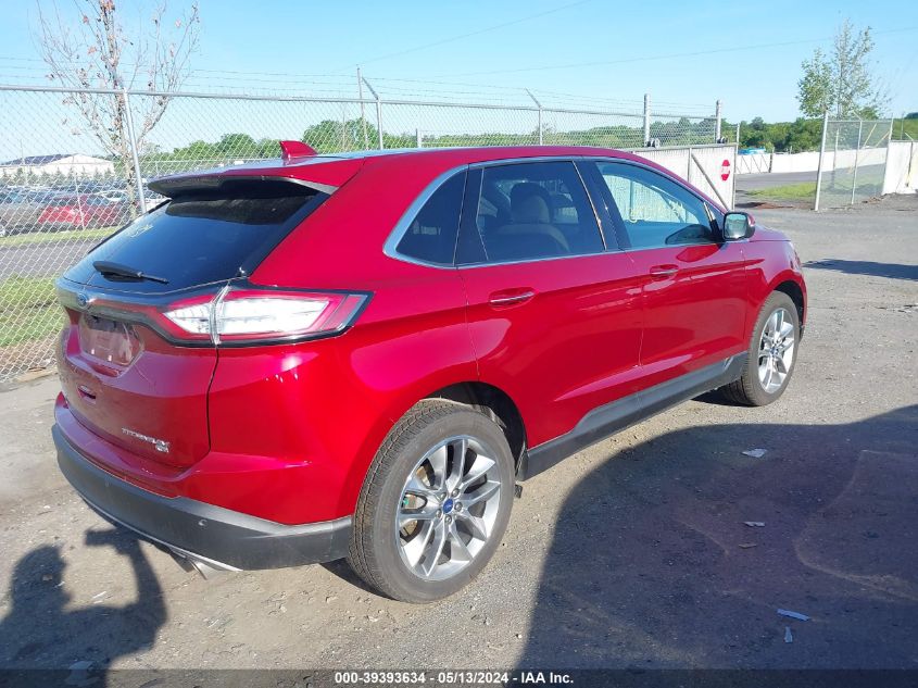 VIN 2FMPK4K81HBC60075 2017 FORD EDGE TITANIUM