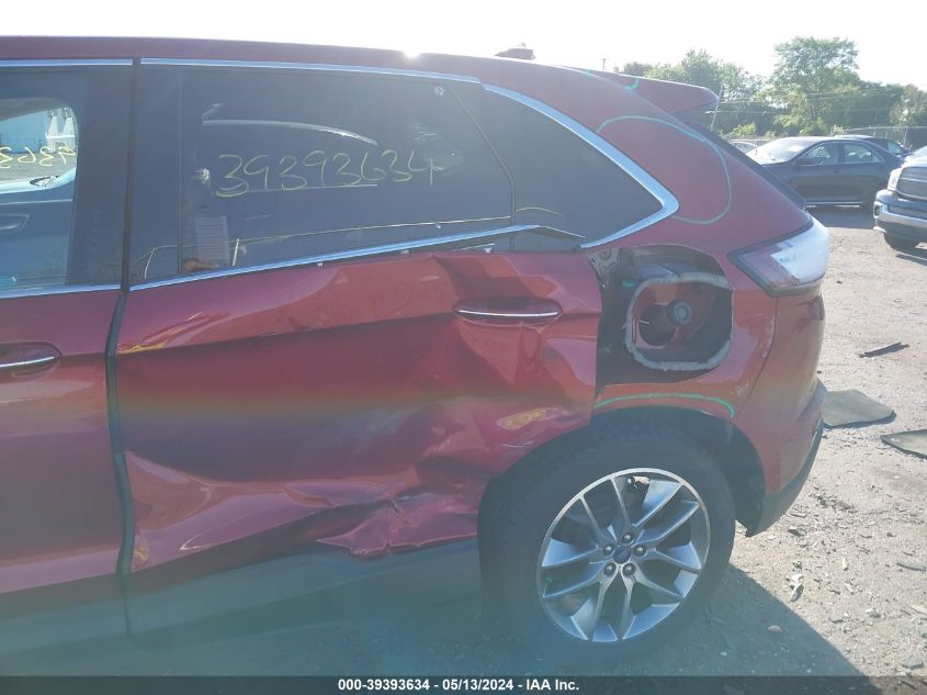2017 Ford Edge Titanium VIN: 2FMPK4K81HBC60075 Lot: 39393634