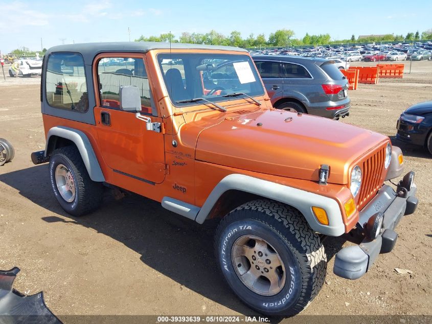 2001 Jeep Wrangler Sport VIN: 1J4FA49S51P316287 Lot: 39393639