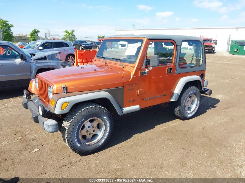 2001 Jeep Wrangler Sport VIN: 1J4FA49S51P316287 Lot: 39393639