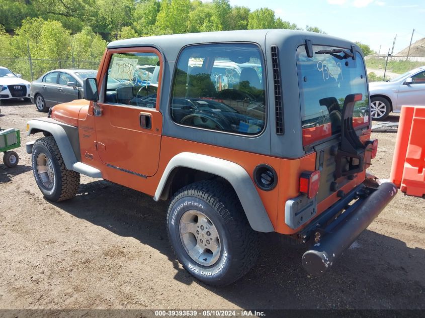 2001 Jeep Wrangler Sport VIN: 1J4FA49S51P316287 Lot: 39393639