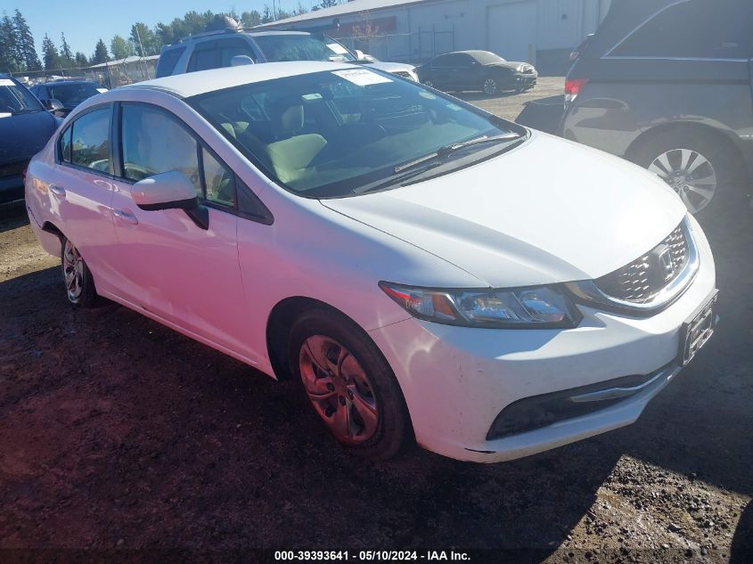 2015 Honda Civic Lx VIN: 19XFB2F52FE295993 Lot: 39393641