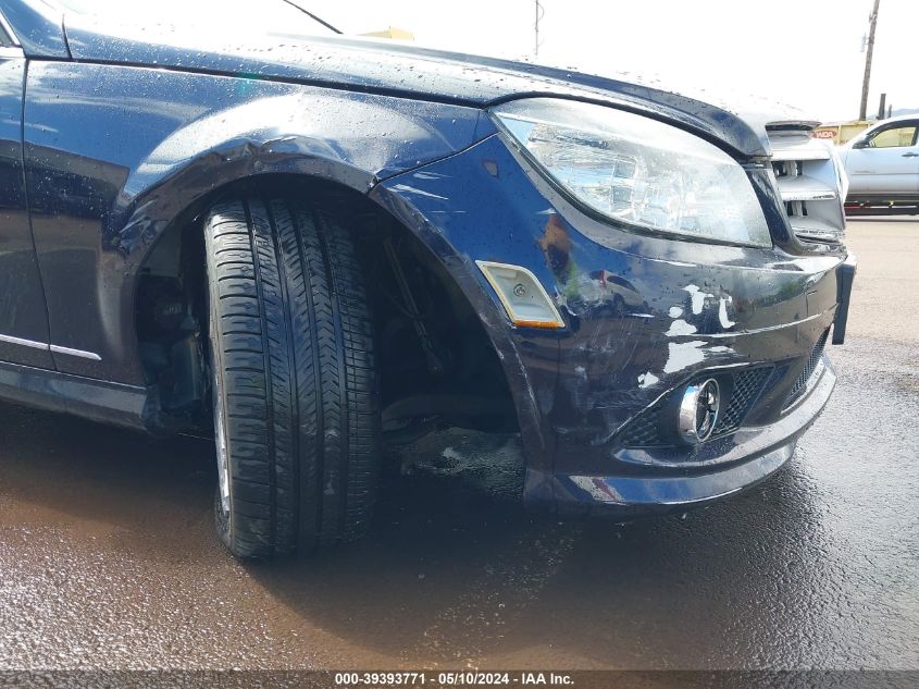 2008 Mercedes-Benz C 300 Luxury 4Matic/Sport 4Matic VIN: WDDGF81X38F116413 Lot: 39393771