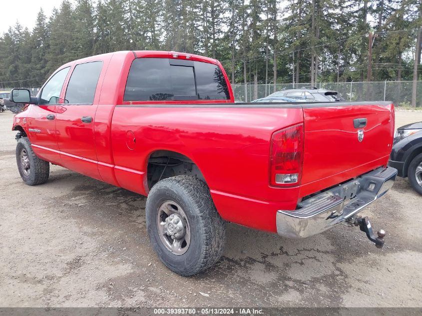 2006 Dodge Ram 2500 Laramie VIN: 3D7KS29C56G229389 Lot: 39393780