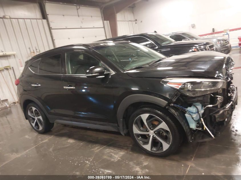 2016 Hyundai Tucson Limited VIN: KM8J3CA22GU257446 Lot: 39393789