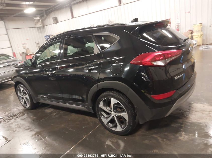 2016 Hyundai Tucson Limited VIN: KM8J3CA22GU257446 Lot: 39393789