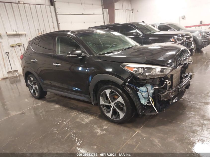 2016 Hyundai Tucson Limited VIN: KM8J3CA22GU257446 Lot: 39393789