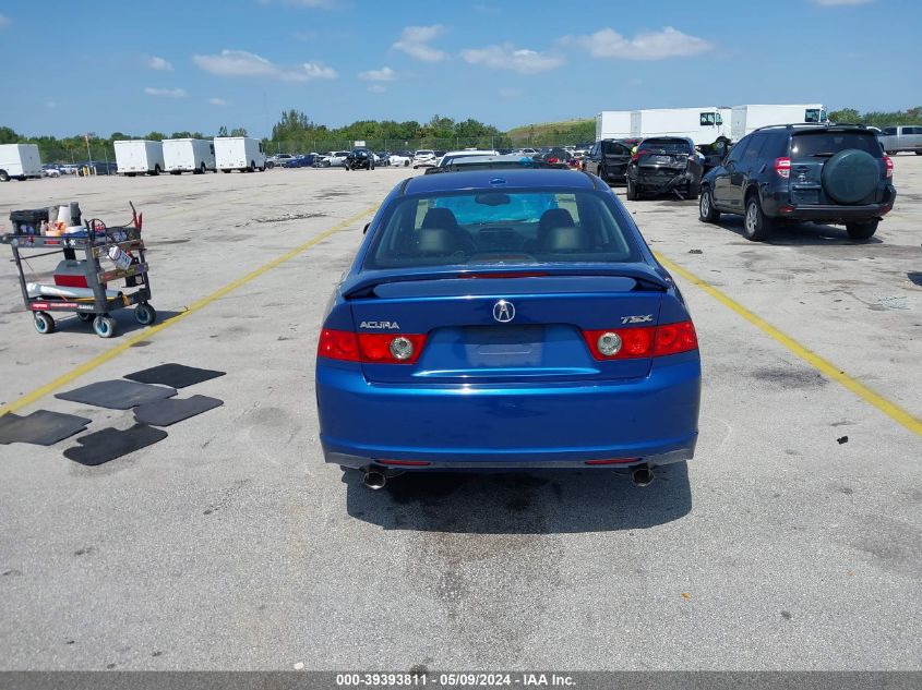 2006 Acura Tsx VIN: JH4CL96826C008337 Lot: 39393811