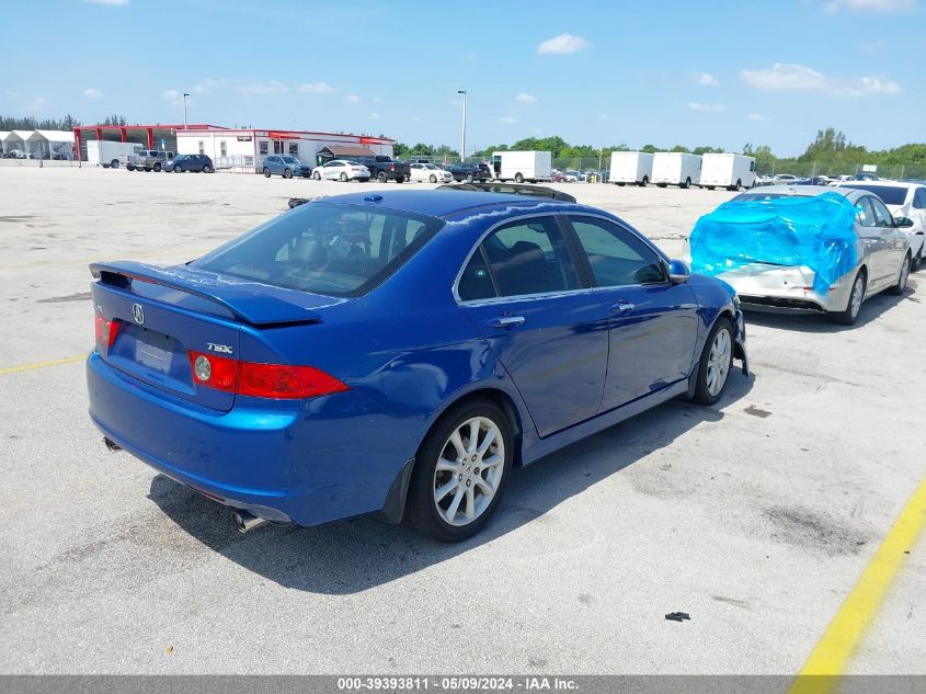 2006 Acura Tsx VIN: JH4CL96826C008337 Lot: 39393811