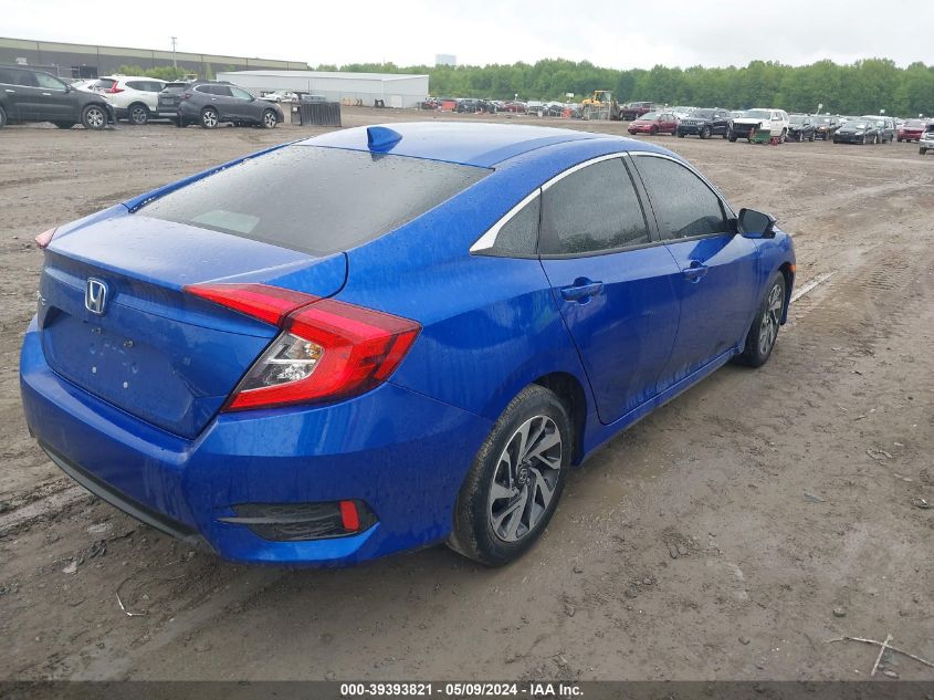 2018 Honda Civic Ex VIN: 2HGFC2F72JH501245 Lot: 39393821