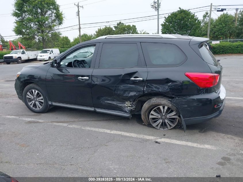 2017 Nissan Pathfinder Sv VIN: 5N1DR2MM8HC618818 Lot: 39393825